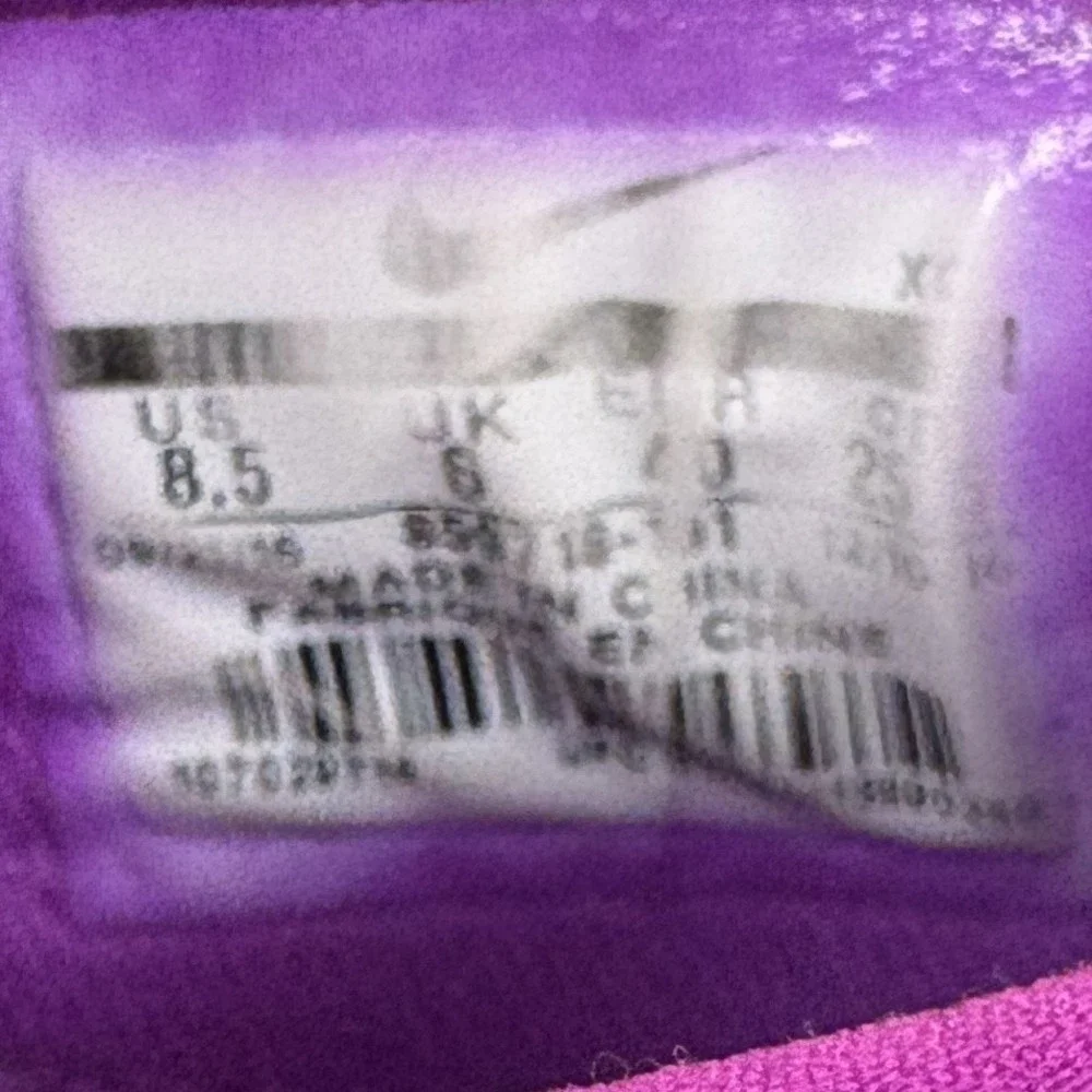 Nike Air Zoom Ultra React White Purple Womens US Size 8.5 859718-101 Sneakers - Picture 9 of 9